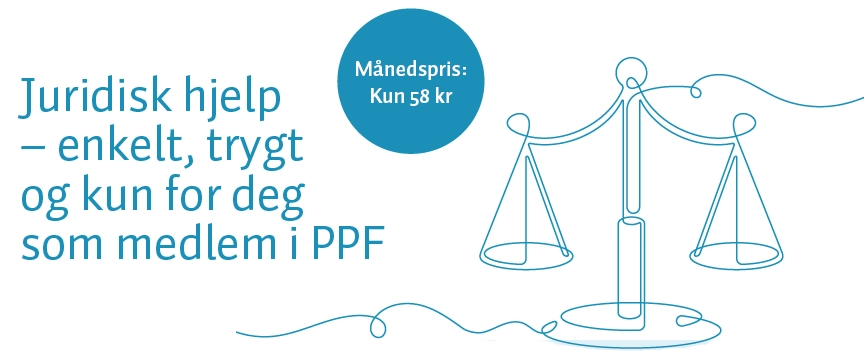 Juridisk hjelp for medlemmer av PPF
